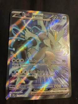 Pokemon TCG Surging Sparks Black Kyurem EX Holo Ultra Rare Card 218/191 - Image 1