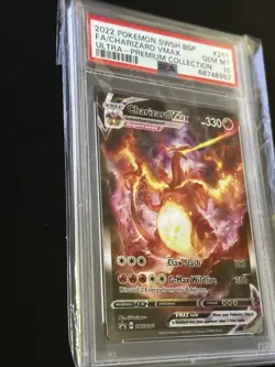 2022 Pokemon SWSH BSP Ultra Premium Collection UPC #261 FA Charizard VMAX PSA 10 - Image 2