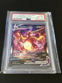 2022 Pokemon SWSH BSP Ultra Premium Collection UPC #261 FA Charizard VMAX PSA 10 - Image 4
