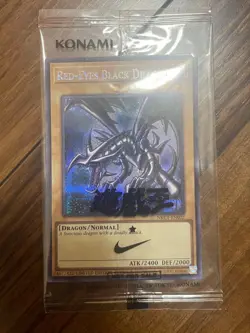 Yu-Gi-Oh! Red-Eyes Black Dragon NIKE House of Duel Limited Promo Card Japan - Image 2