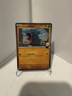 Cynthia’s Garchomp Ex 204 Black Star Promo, Gible, Gabite Cosmos Holo 3 Card Set - Image 5