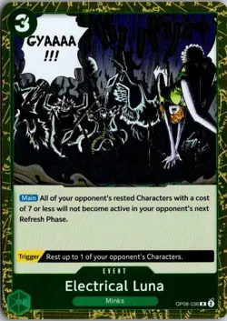 Two Legends #OP08-036 Electrical Luna - Image 1