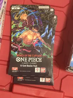 One Piece Wings of the Captain (OP-06) Sleeved Booster Pack Factory Sealed - Image 1