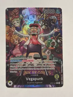 One Piece CCG Vegapunk Alt Art Leader OP07-97! 500 Years In The Future - Image 1