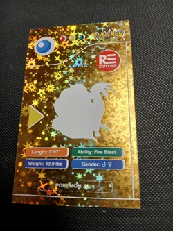 2024 POKEMON POKEDEX BLACK Card #038 Ninetails Kanto Peru Edition US Seller - Image 2