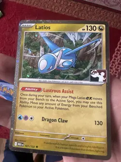 Latios 101/132 Holo Pokemon Prize Pack Series 8 Promo Pokemon Card NM/LP - Image 1