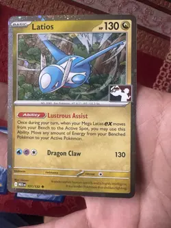Latios 101/132 Holo Pokemon Prize Pack Series 8 Promo Pokemon Card NM/LP - Image 2