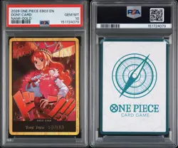 DON!! Card (Nami) (Gold) - Extra Booster: One Piece Heroines Edition PSA 10 - Image 3