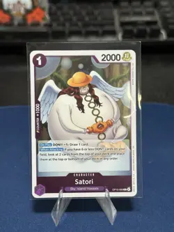 Satori OP15-066 R Foil Adventure on Kami’s Island One Piece Card Game NM/M - Image 1