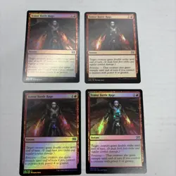 Magic the Gathering MTG Temur Battle Rage 3 Foils 1 Reg Play Set Of 4 Cards - Image 1
