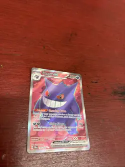 Pokemon TCG Gengar EX Temporal Forces Ultra Rare Card 193/162 Scarlet & Violet - Image 2