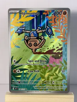 Hitmontop 240/217 Illustration Rare IR Holo Ascended Heroes Pokemon TCG Card - Image 1