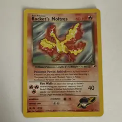 Pokemon TCG Moltres Bird Pokemon Card Standard Size Collectible - Image 1