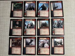 Lord of the Rings TCG 24 Card Lot (2 Of Each) Sauron Culture - Image 1