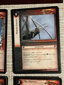 Lord of the Rings TCG 24 Card Lot (2 Of Each) Sauron Culture - Image 5