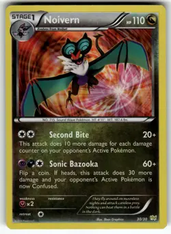 Noivern (#30 - Holo) 30/30 XY Trainer Kit: Sylveon & Noivern LP Pokemon Card TCG - Image 1