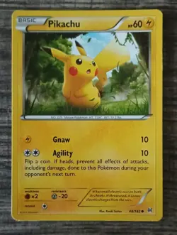 Pikachu 48/162 Pokemon 2015 XY Breakthrough Pokemon Card - Image 1