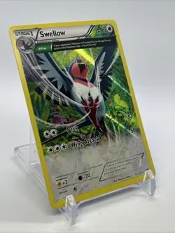 Swellow 72/108 Full Art Rare Holo Pokemon TCG Card Roaring Skies - Image 2