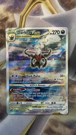 Darkrai VSTAR Crown Zenith: Galarian Gallery Ultra Rare Holo Card GG50/GG70 - Image 1