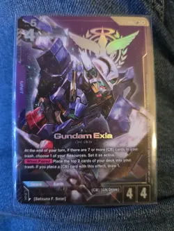 Gundam Exia Alternate Art Foil - ST07-001 LR+ - Gundam TCG Card Game - Image 1