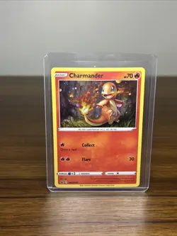 Charmander SWSH095 Sword & Shield Promo | Cosmos Holo Swirl Pokemon Card - Image 1