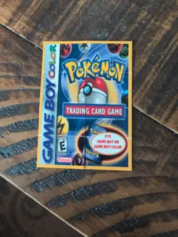 Pokemon Trading Card 2000 Game Boy Color Transforming Folding Card Promo - Image 1