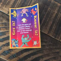 Pokemon Trading Card 2000 Game Boy Color Transforming Folding Card Promo - Image 3