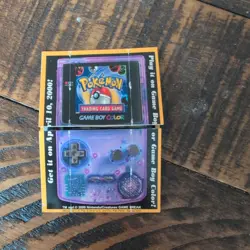 Pokemon Trading Card 2000 Game Boy Color Transforming Folding Card Promo - Image 5