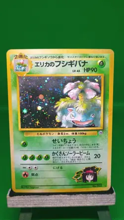 Erika's Venusaur Challenge from the Darkness Holo (Japanese) - Moderate Play - Image 1
