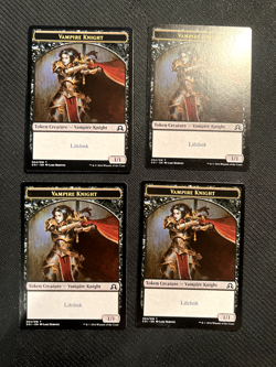 4x Vampire Knight Token Shadows over Innistrad Regular VLP - Image 1