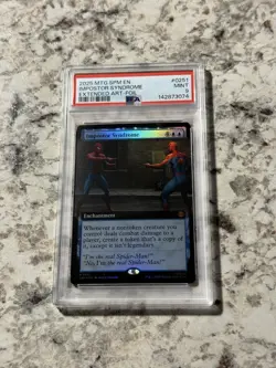 Imposter Syndrom Extended Art FOIL SPM 231 PSA 9 MINT (MTG Spider-Man 2025) - Image 1