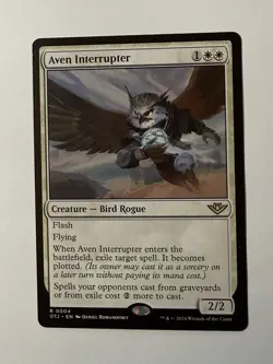 Aven Interrupter Outlaws of Thunder Junction Regular MTG OTJ - Image 1
