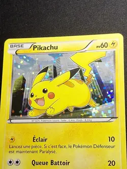 EXC NM Carte Pokemon Pikachu 5/12 MacDo Mcdo 2013 Holo Francais - Image 5