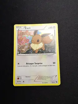 HOLO Evoli 12/12 MacDonald's Macdo Mcdo 2013 Carte Pokemon FR - Image 1