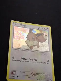 HOLO Evoli 12/12 MacDonald's Macdo Mcdo 2013 Carte Pokemon FR - Image 2