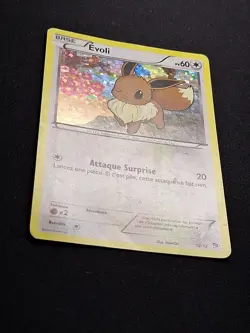 HOLO Evoli 12/12 MacDonald's Macdo Mcdo 2013 Carte Pokemon FR - Image 3