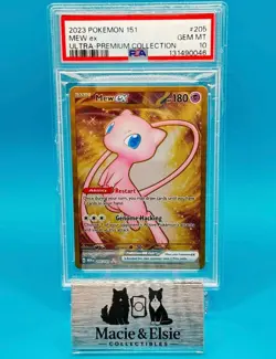 PSA 10 2023 POKEMON 151 ULTRA-PREMIUM COLLECTION MEW EX #205 - Image 2
