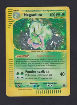Pokemon - Meganium (EX 18) - Expedition Base Set - PLAYED - FR - FOIL - Image 1