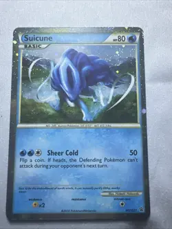 Pokemon TCG Suicune HGSS Promo 21 Fall 2010 Collector's Tins Holo Card - Image 1