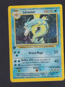 Pokemon - Leviator (BS 6) - Set de Base - POOR - FR - 1st - Image 1