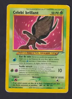 Pokemon - Celebi brillant (N4 106) - Neo Destiny - POOR - FR - Image 1