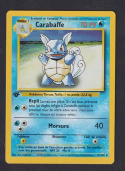 Pokemon - Carabaffe (BS 42) - Set de Base - MINT/NMINT - FR - 1st - Image 1
