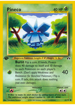 Pokemon - Pomdepik (N2 61) - Neo Discovery - EXC - FR - 1st - Image 1