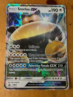 Snorlax GX SM05 Jumbo Oversized Cards LP Holo Pokemon TCG - Image 1