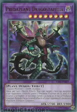 YUGIOH RA01-EN027 Predaplant Dragostapelia ULTRA Rare 1st Edition NM - Image 1
