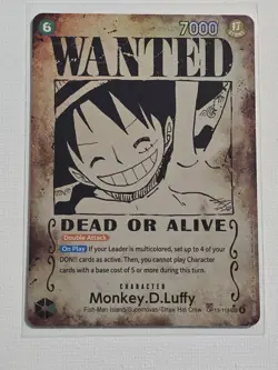 Monkey.D.Luffy (118) (Wanted Poster) OP13-118 Carrying On His Will Foil - Image 1