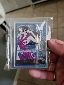 Bandai One Piece Card Game Boa Hancock Leader Card Japanese OP01-038 - Image 1