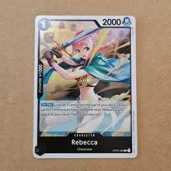 OP04-092 Rebecca Kingdom Of Intrigue One Piece Card Game NM TCG CCG - Image 1