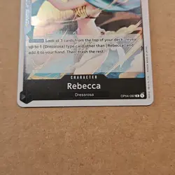 OP04-092 Rebecca Kingdom Of Intrigue One Piece Card Game NM TCG CCG - Image 5