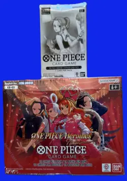 One Piece HEROINES EDITION booster box 24 packs EB-03 English W/ DASH PACK - Image 1